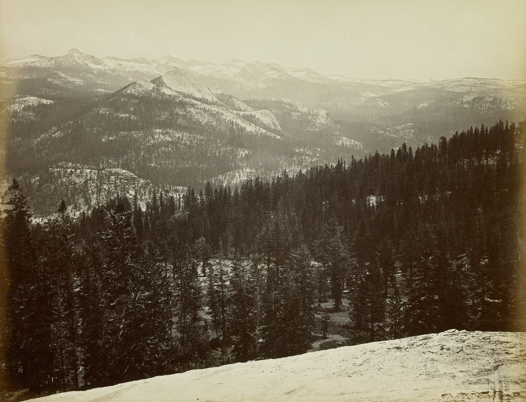 Carleton Watkins:[Merced Group from Sentinel Dome], Poster Print Wall Art