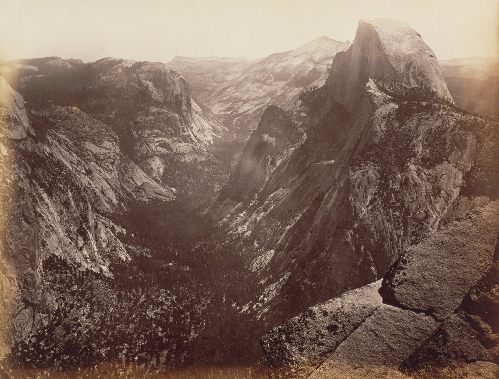 Carleton Watkins:[Half Dome from Glacier Point], Poster Print Wall Art