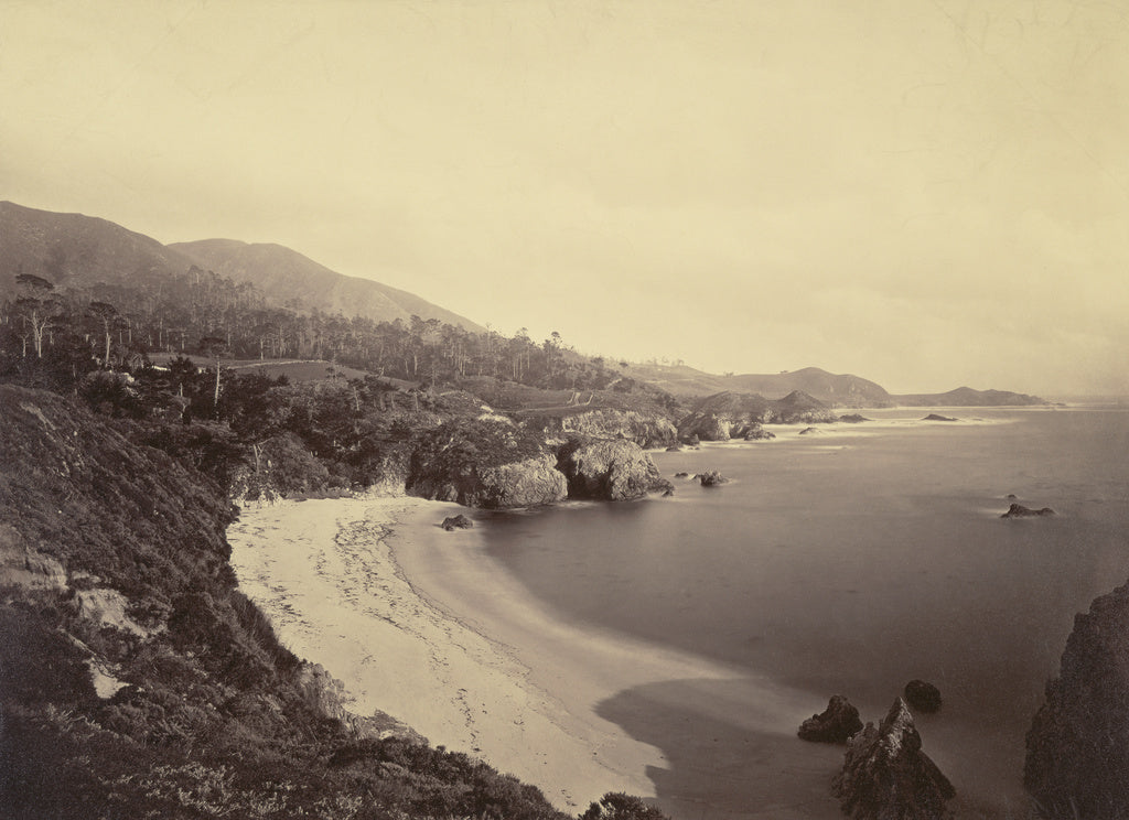 Carleton Watkins:[Pacific Coast View] / [Gibson Beach, Pt. L, Poster Print Wall Art