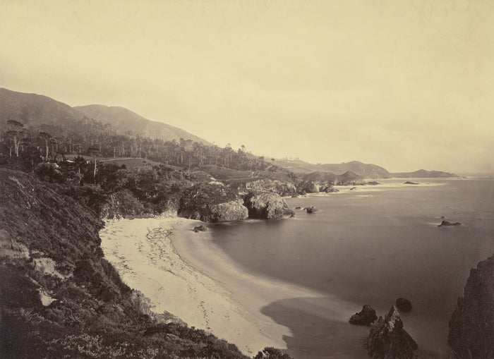 Carleton Watkins:[Pacific Coast View] / [Gibson Beach, Pt. L,16x12