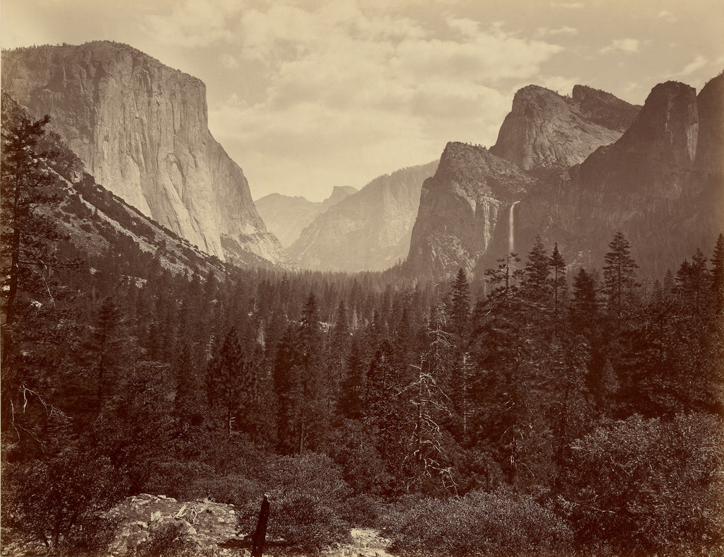 Thomas Houseworth & Company:Yo-Semite Valley From Mariposa T, Poster Print Wall Art