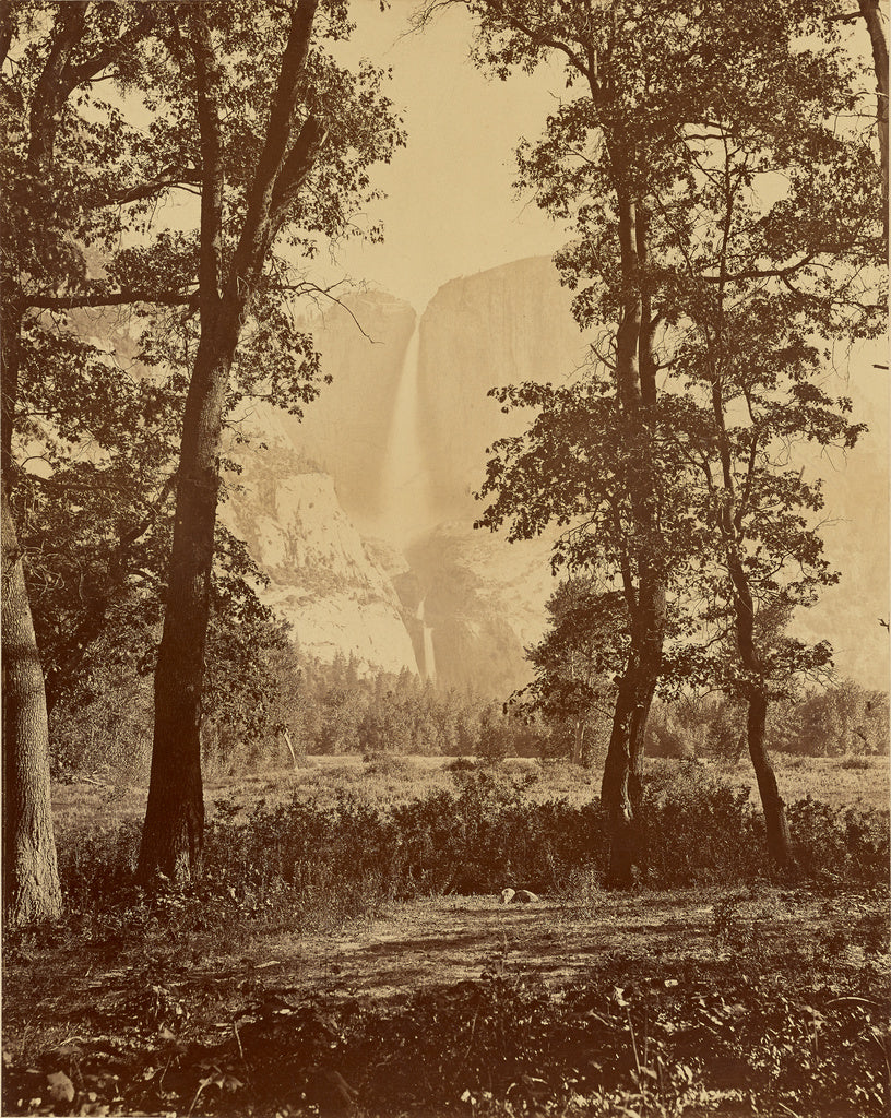 Carleton Watkins:[Yosemite Falls from Below],16x12"(A3)Poster