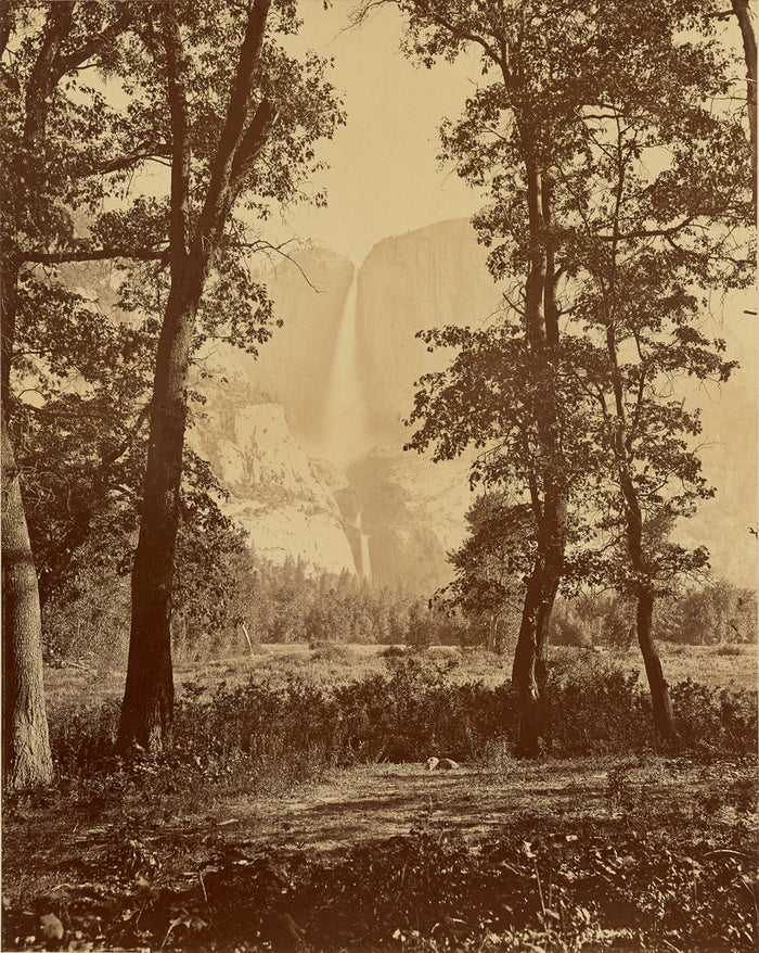 Carleton Watkins:[Yosemite Falls from Below],16x12