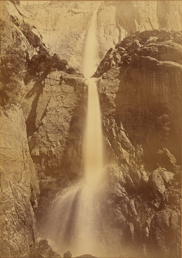 Carleton Watkins:[Lower Yosemite Falls] / [Yosemite Falls, V,16x12"(A3)Poster