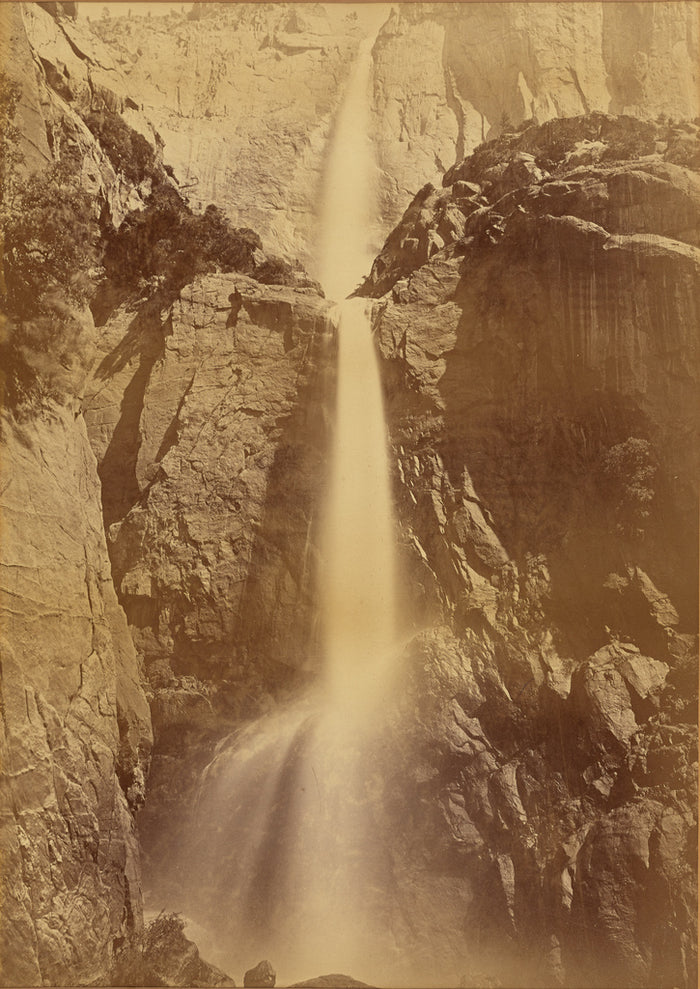 Carleton Watkins:[Lower Yosemite Falls] / [Yosemite Falls, V,16x12