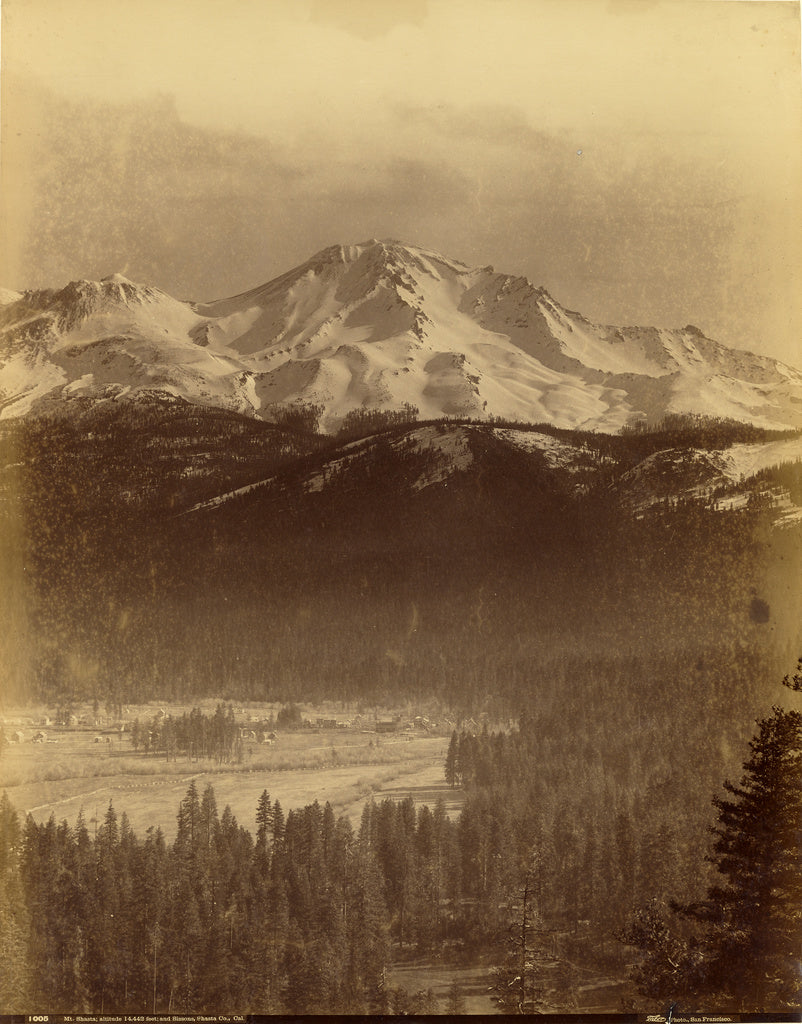 William Henry Jackson & Co.:[Mt. Shasta; altitude 14,442 fee,16x12"(A3)Poster