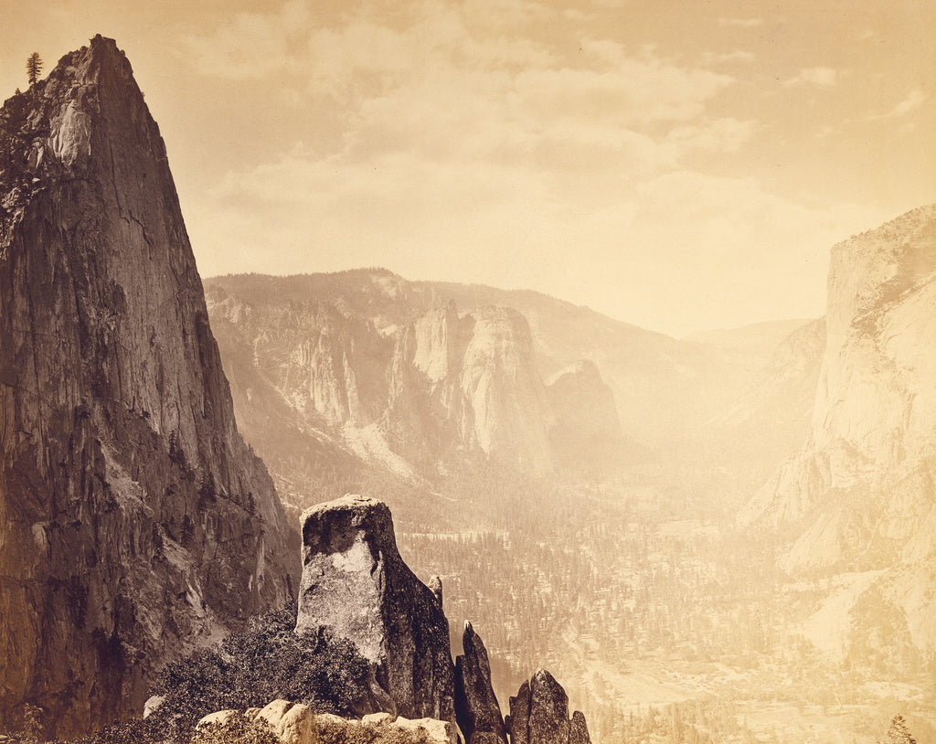 Thomas Houseworth & Company:[Sentinel Rock and Valley, From , Poster Print Wall Art