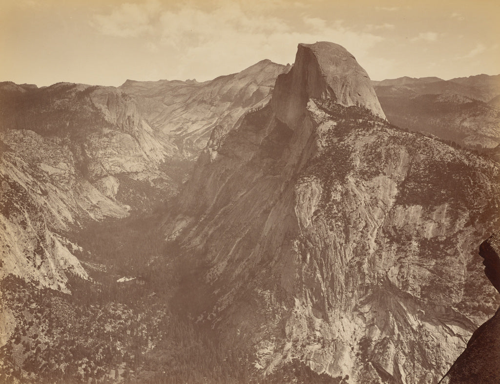 Thomas Houseworth & Company:[The Half Dome from Glacier Poin, Poster Print Wall Art