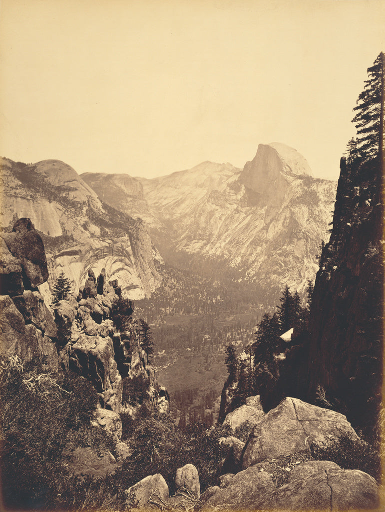 Carleton Watkins:[The Domes from Moran Point], Poster Print Wall Art