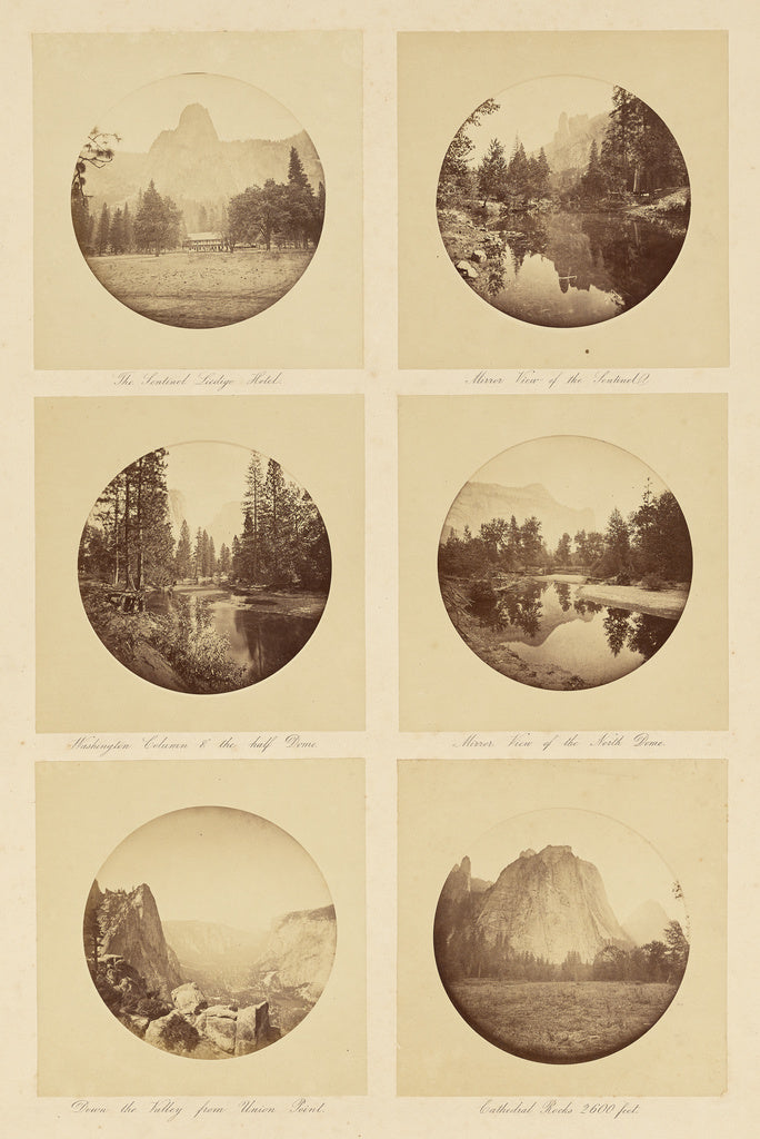 Carleton Watkins:[Views of Yosemite],16x12"(A3)Poster