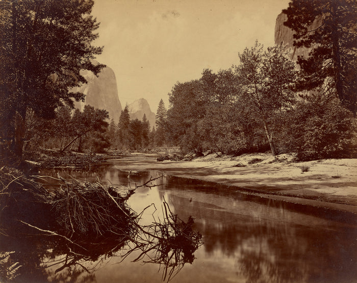 Eadweard J. Muybridge:[Sylvan Bar. The Valley of the Yosemit,16x12