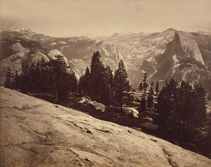 Carleton Watkins:[The Domes from Sentinel Dome],16x12