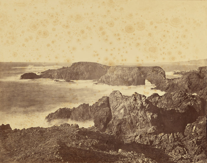 Carleton Watkins:[View of the Mendocino Coast] / [Coast View,16x12