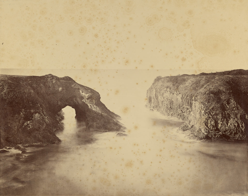 Carleton Watkins:[View of the Pacific Coast, Mendocino],16x12"(A3)Poster