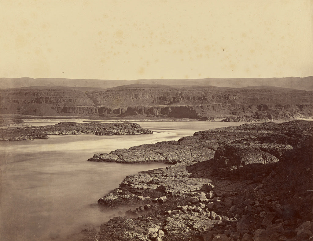 Carleton Watkins:[The Passage of the Dalles, Columbia River],16x12"(A3)Poster