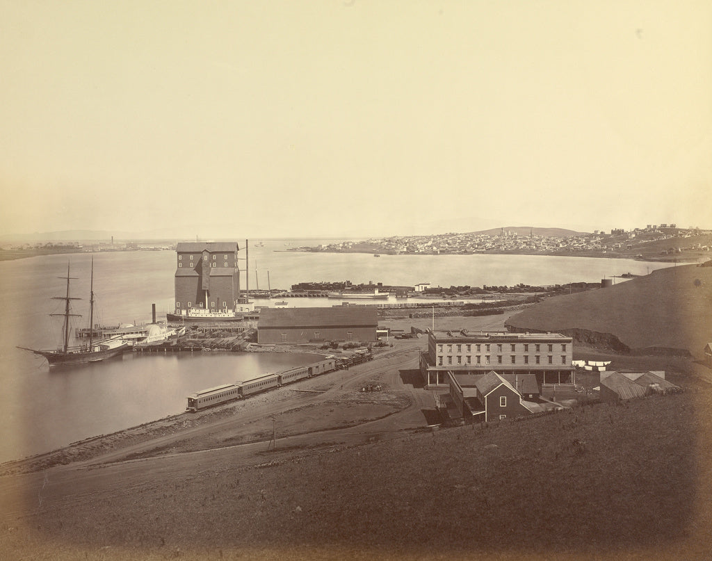 Carleton Watkins:[City of Vallejo from South Vallejo],16x12"(A3)Poster