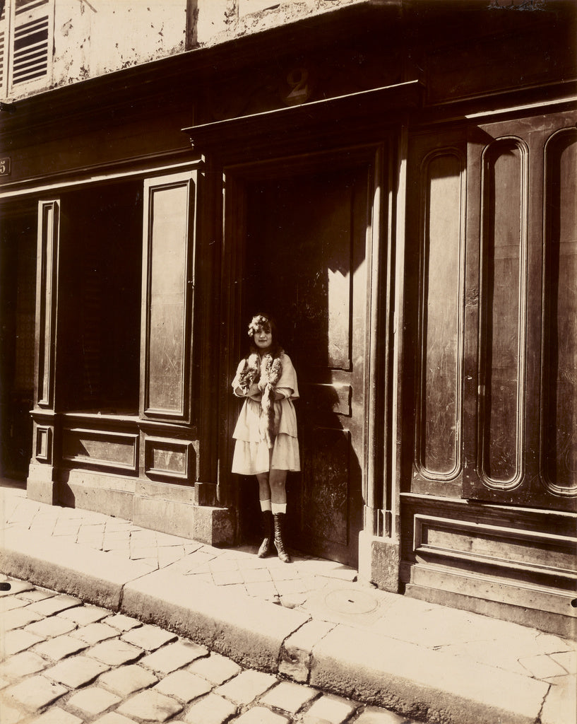 Eugène Atget:[Versailles, Maison Close, Petit Place, Mars 1, Poster Print Wall Art