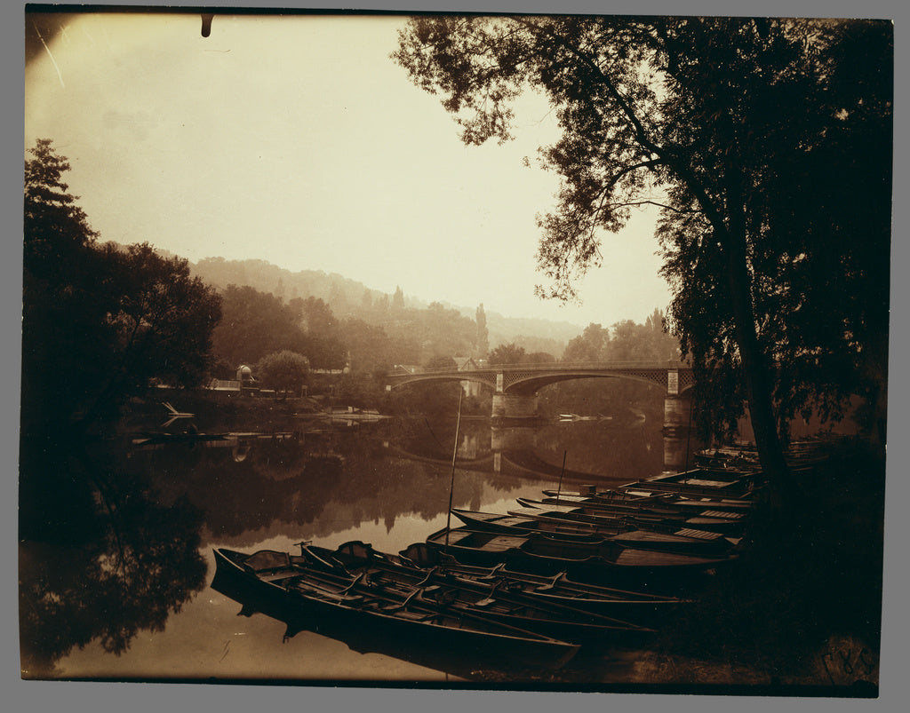 Eugène Atget:La Marne à la Varenne (The Marne at la Varenn, Poster Print Wall Art