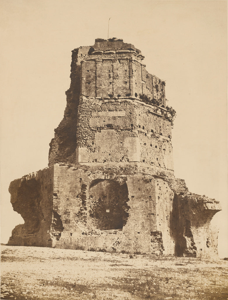 edouard Baldus:[Ruins, Tour Magne], Poster Print Wall Art