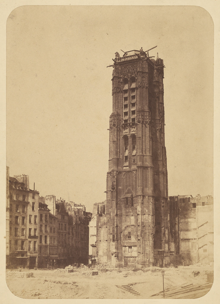 edouard Baldus:[La Tour St. Jacques],16x12"(A3)Poster