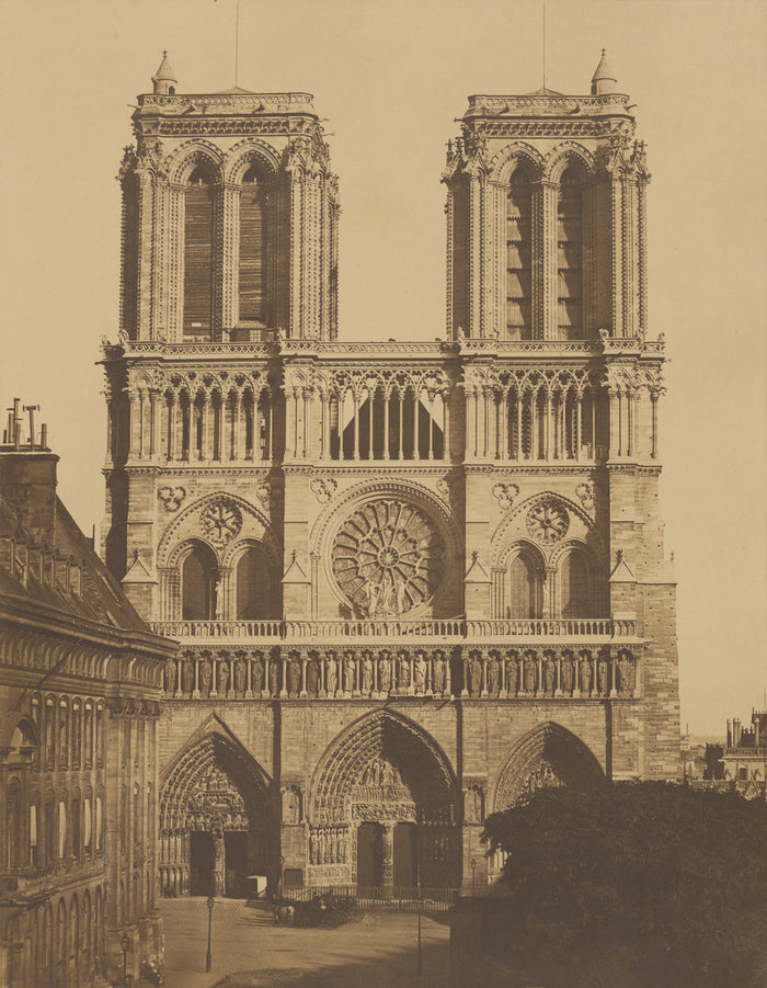edouard Baldus:[Notre Dame de Paris],16x12