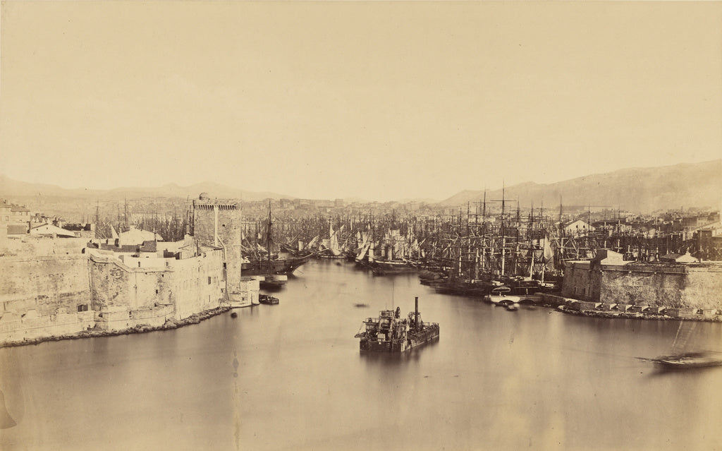 edouard Baldus:[Marseilles], Poster Print Wall Art