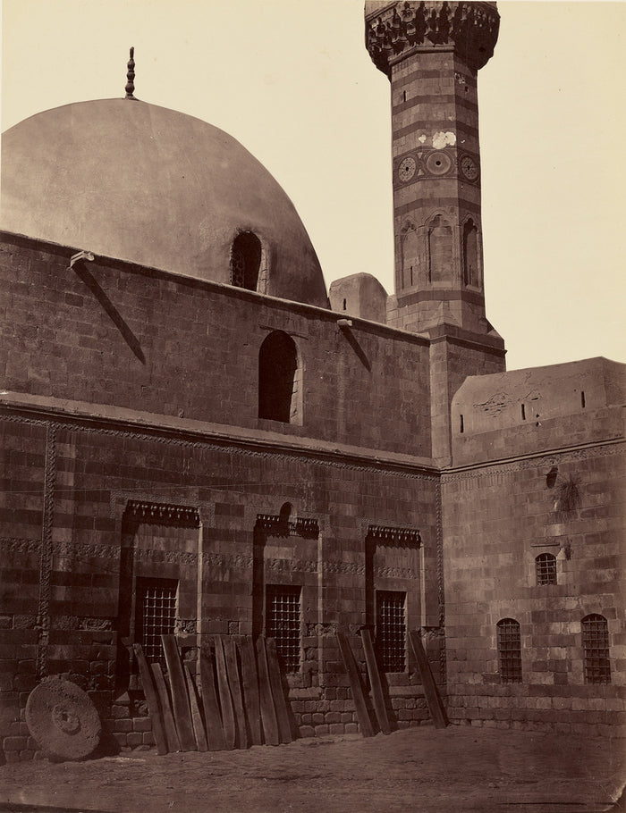 Félix Bonfils:Mosquee Es-Sahgir, au faubourg de Meydan - Da,16x12