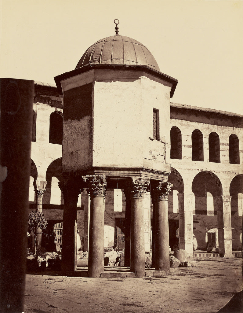 Félix Bonfils:Petite coupole de la Gde. Mosquee (livre sacr, Poster Print Wall Art