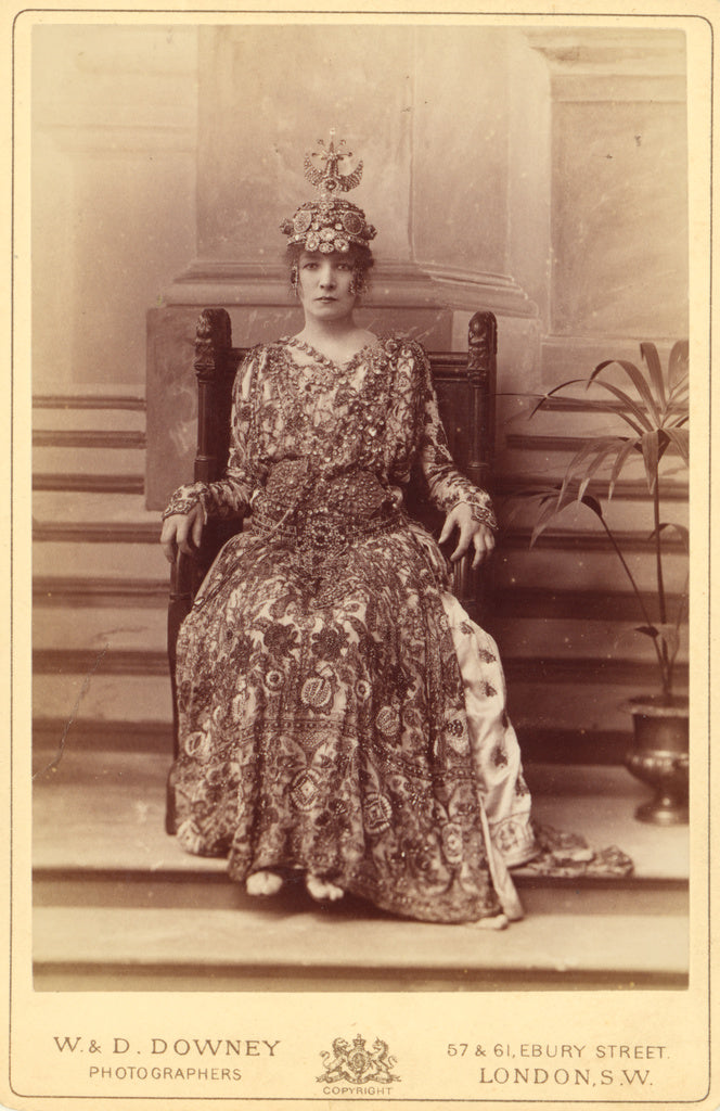 W. & D. Downey:[Sarah Bernhardt as the Empress Theodora in S, Poster Print Wall Art