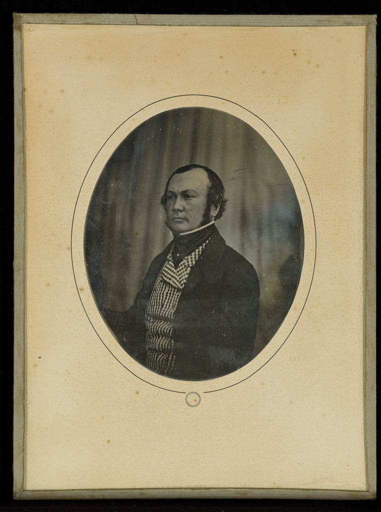 Louis Auguste Bisson:[Portrait of Erneste Panckouke], Poster Print Wall Art