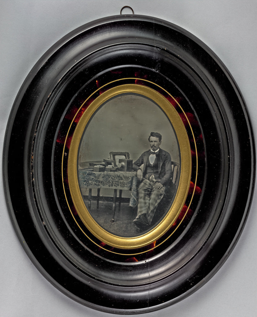 Unknown maker, French:[Portrait of a French daguerreotypist , Poster Print Wall Art