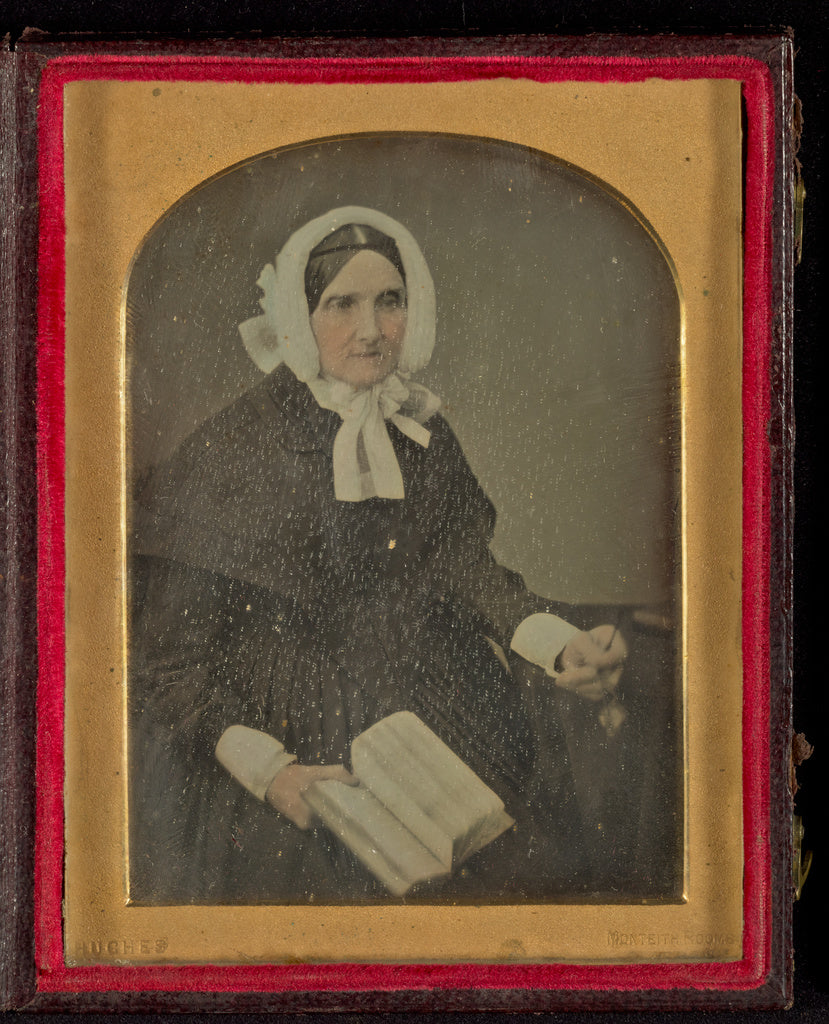 Cornelius Jabez Hughes:[Portrait of a Seated Woman], Poster Print Wall Art