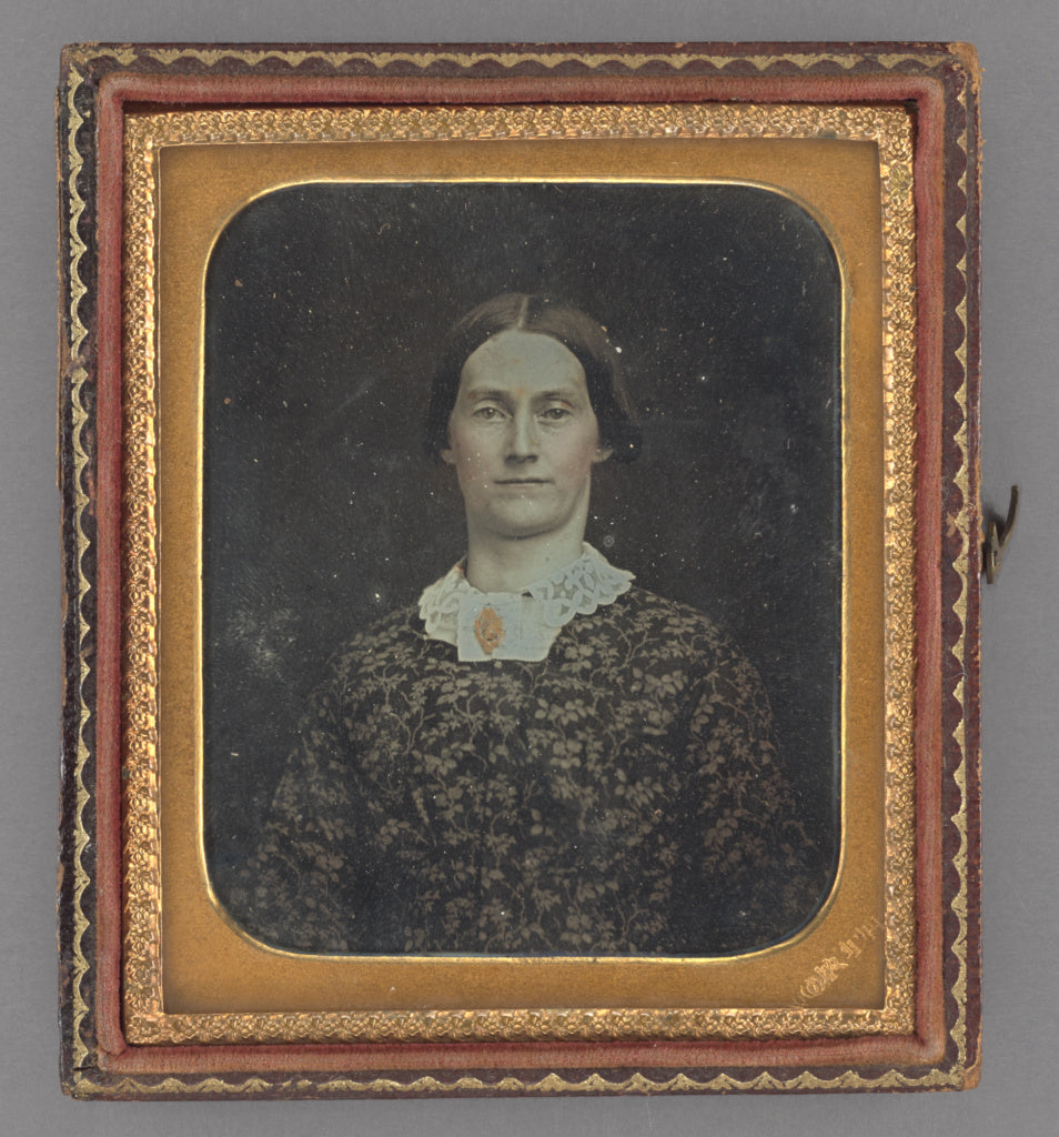 William C. North:[Portrait of a Seated Young Woman], Poster Print Wall Art