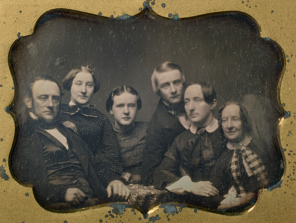 Unknown maker, American:[Group Portrait of a Family], Poster Print Wall Art