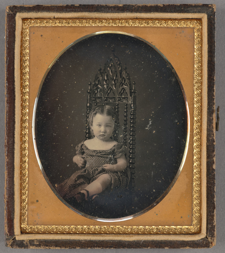 Unknown maker, American:[Portrait of a Little Girl], Poster Print Wall Art