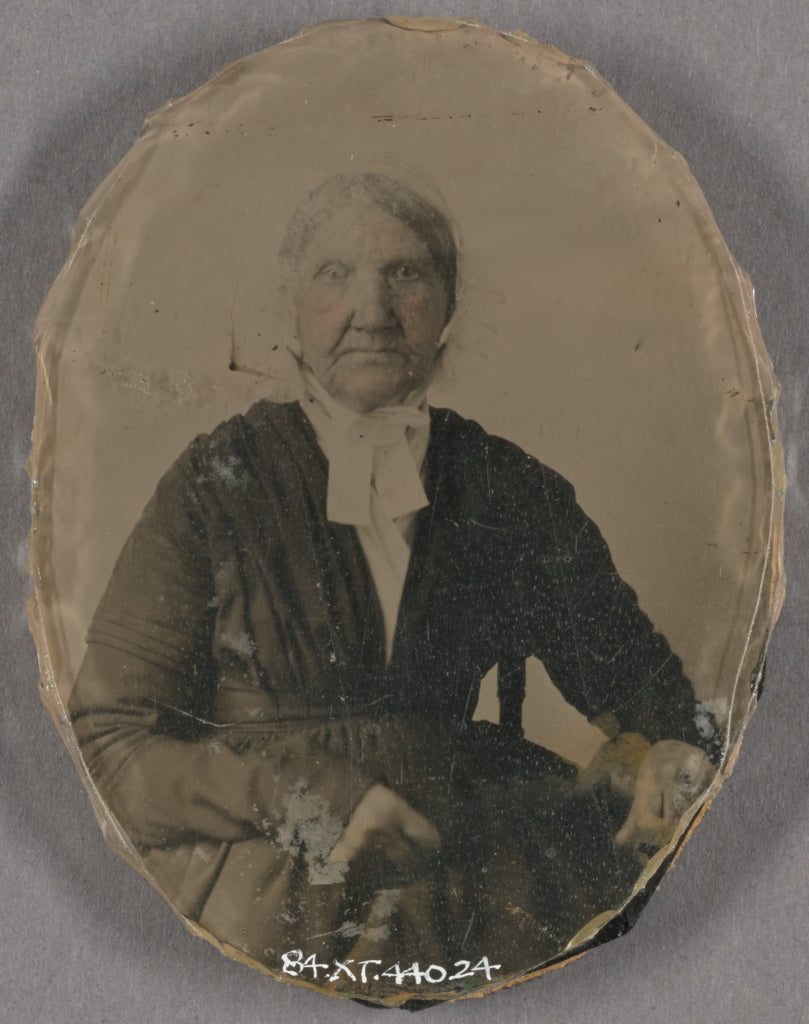 Unknown maker, American:[Portrait of an Elderly Woman seated, Poster Print Wall Art