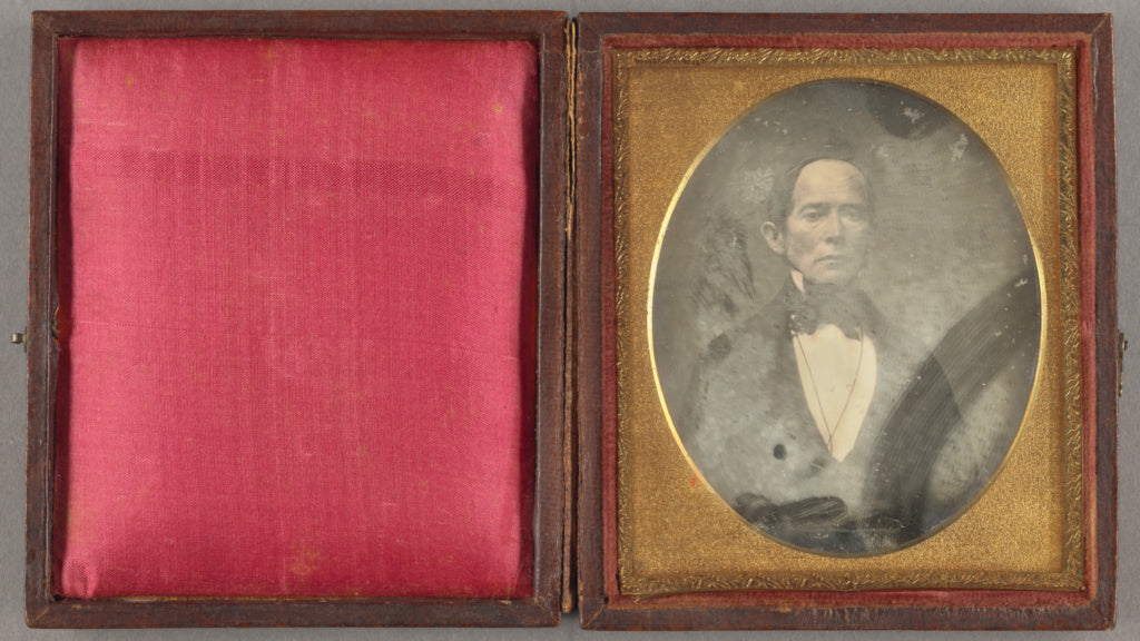Unknown maker, American:[Portrait of a Seated Man], Poster Print Wall Art