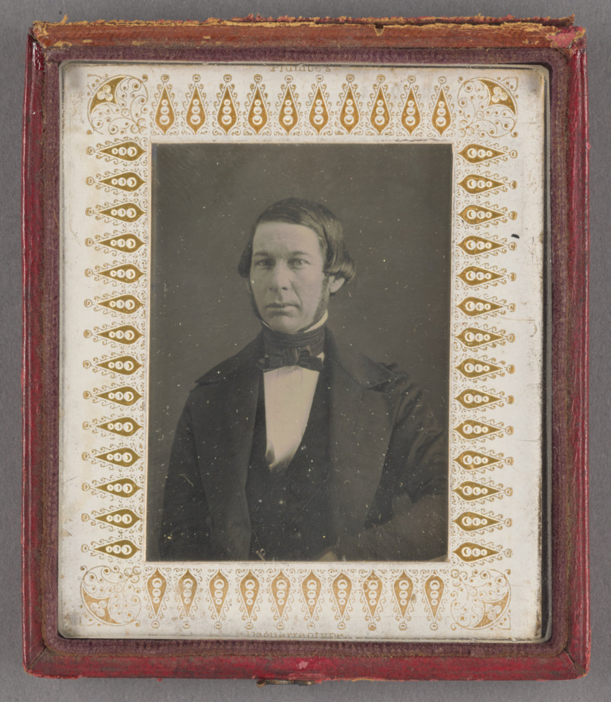 John Plumbe Jr.:[Portrait of a Man with Muttonchop Whiskers], Poster Print Wall Art