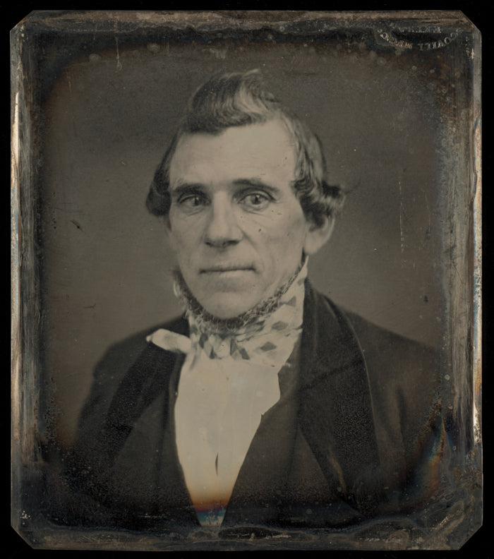 Unknown maker, American:[Portrait of a Man with Pompadour Ha,16x12