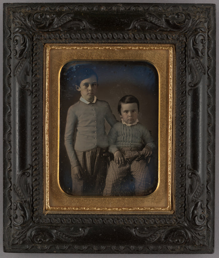 Unknown maker, American:[Portrait of Two Boys],16x12