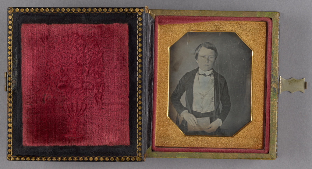 Calvin C. Kelsey:[Portrait of a Seated Boy], Poster Print Wall Art