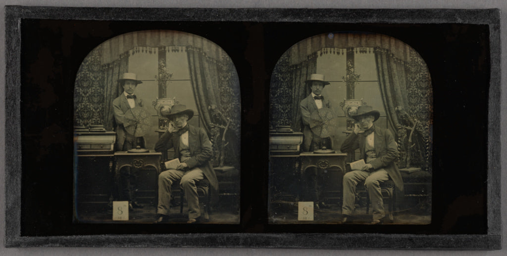 Antoine Claudet:[Self-portrait of Antoine François Jean Cla, Poster Print Wall Art
