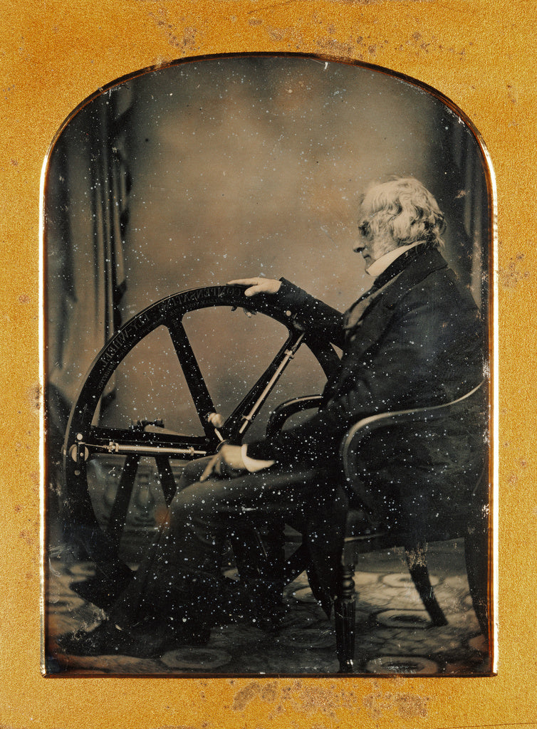 William Constable:Self-Portrait with a Recent Invention, Poster Print Wall Art