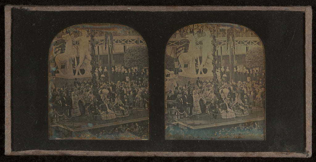 Philip H. Delamotte:[Grand ceremony, Crystal Palace at Syden, Poster Print Wall Art