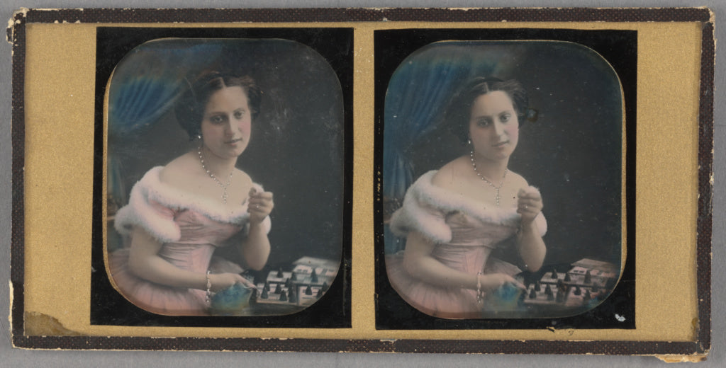 Unknown maker, British:[Portrait of a Woman], Poster Print Wall Art