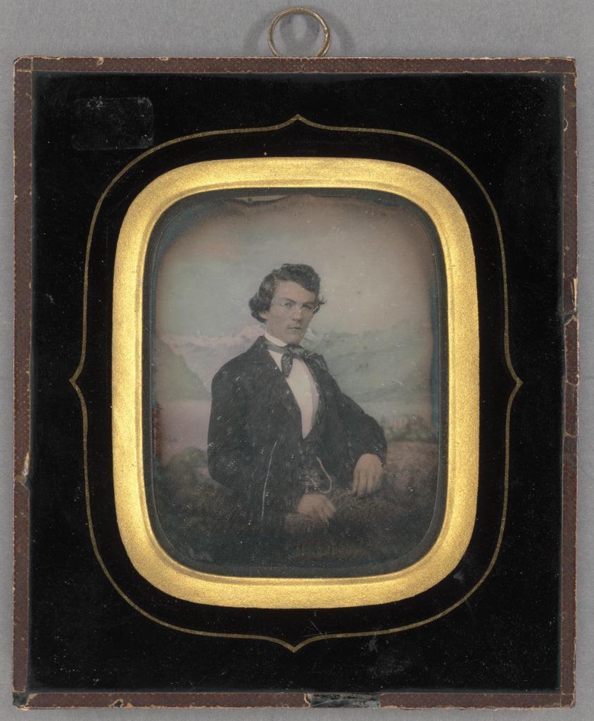 Unknown maker, Swiss:[Portrait of a Man] / [Oncle Auguste He, Poster Print Wall Art
