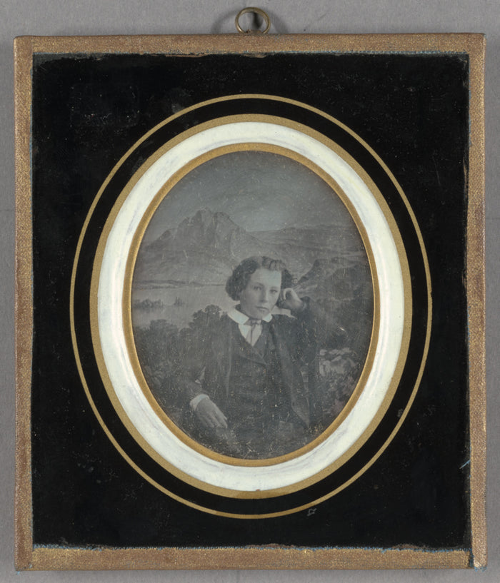 Unknown maker, Swiss:[Portrait of a Young Boy, Lucerne, Swit,16x12