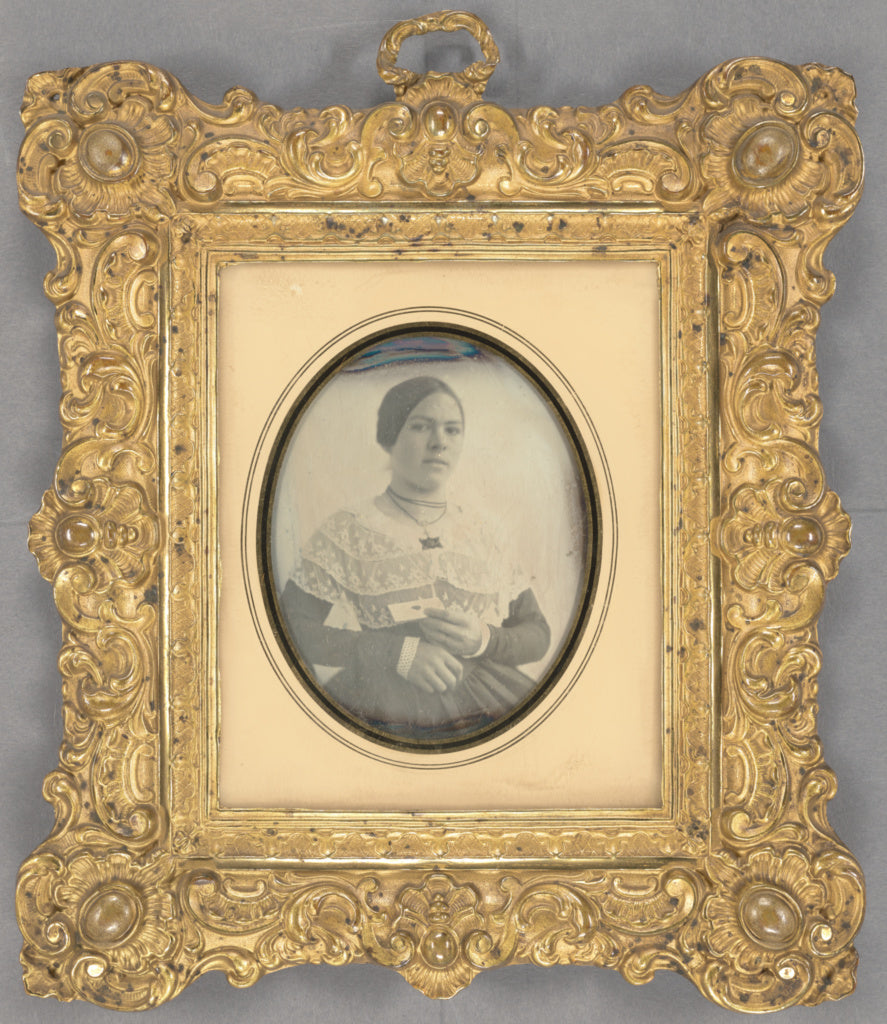 Unknown maker, Swiss:[Portrait of Lisette Brodtbeck-Walser], Poster Print Wall Art