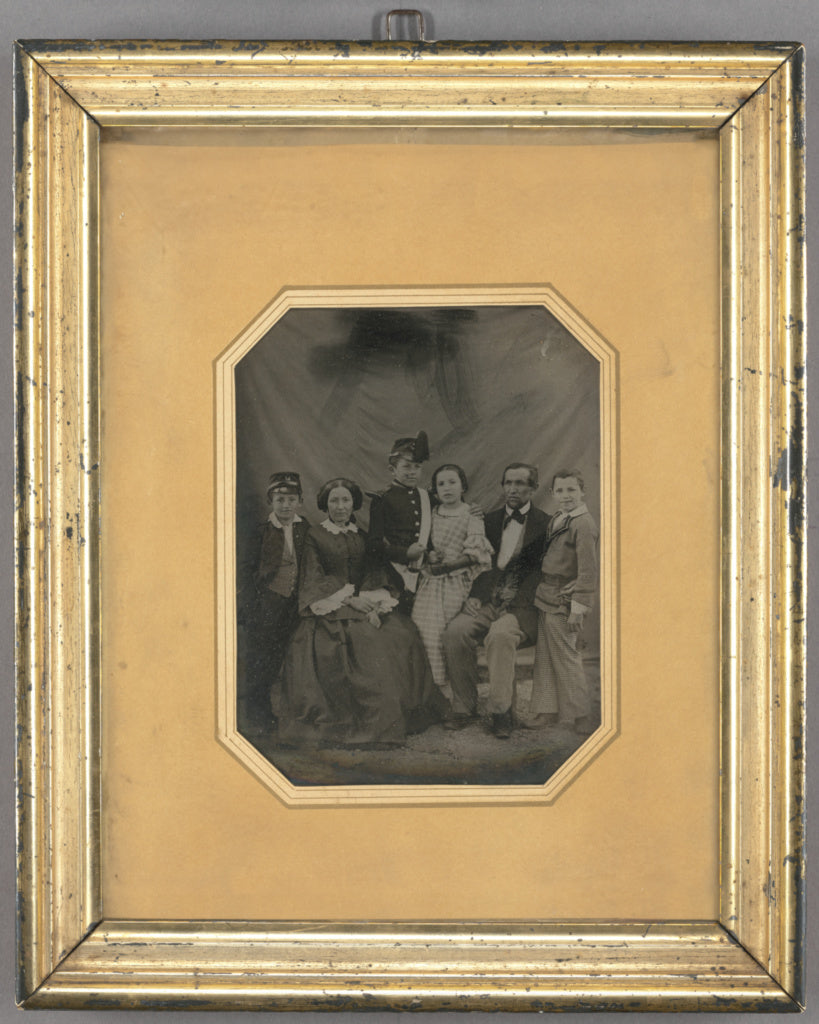 Unknown maker, Swiss:[Group Portrait of a Swiss Family], Poster Print Wall Art