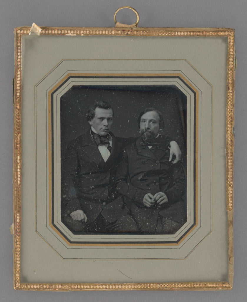 Carl Gustav Oehme:[Franz Holzmnarff & Ludwig Lehwerin], Poster Print Wall Art
